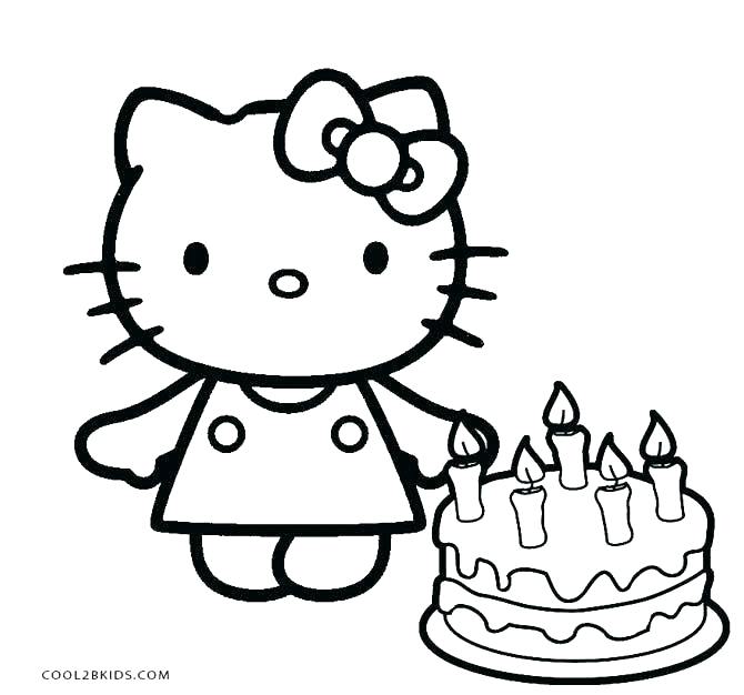 670x626 Hello Kitty Easter Coloring Pages Pictures To Color And Print Kids