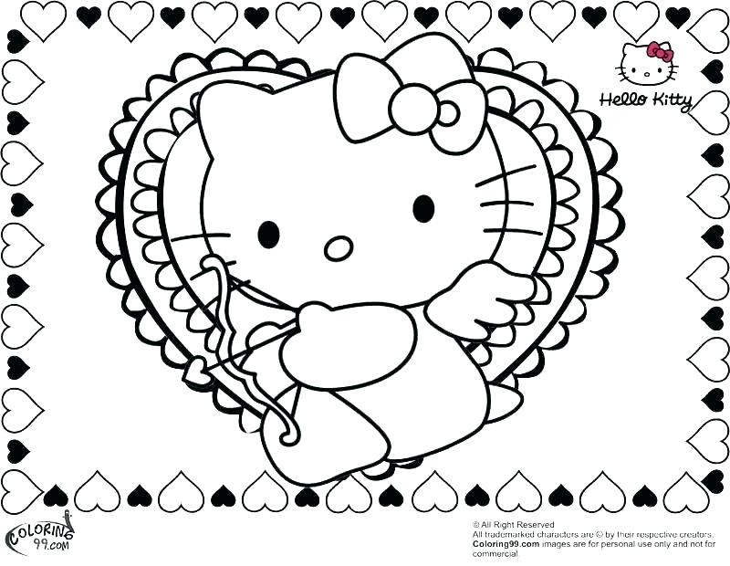800x620 Hello Kitty Easter Coloring Pages Printable That You Can Print