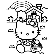 230x230 Top 75 Free Printable Hello Kitty Coloring Pages Online