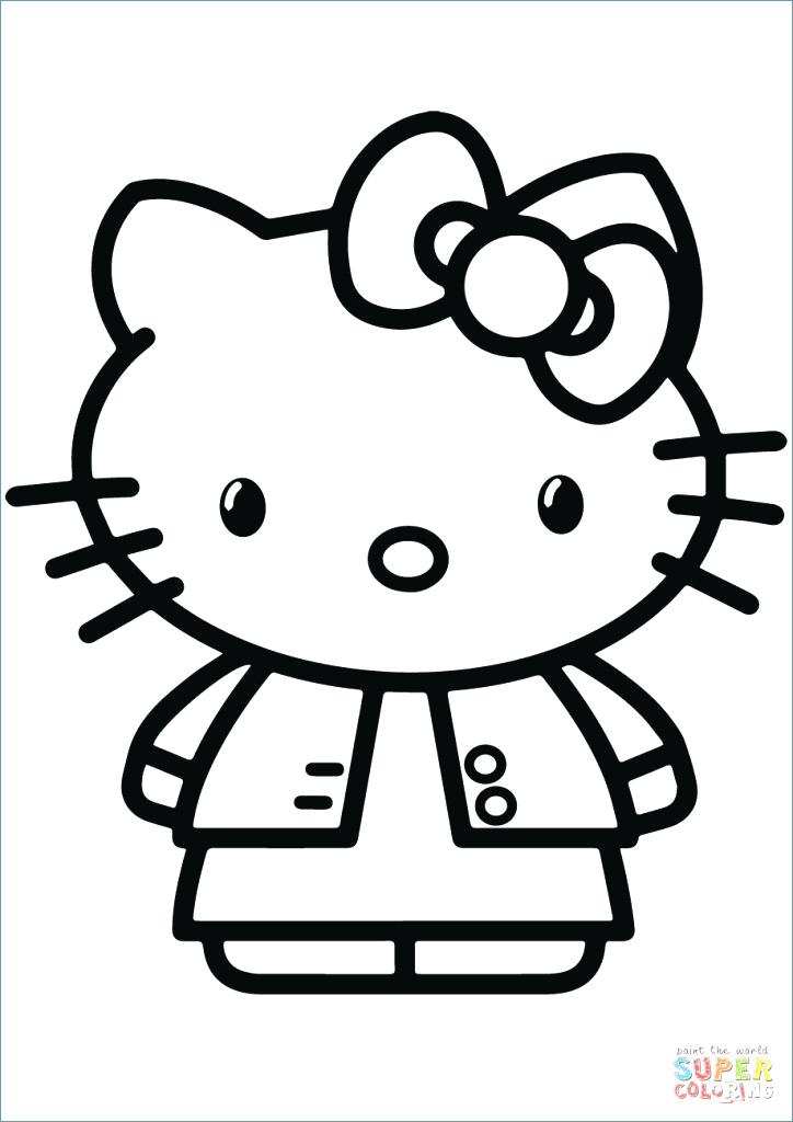 724x1024 Baby Cartoon Picture Coloring Pages Hello Kitty Face Page
