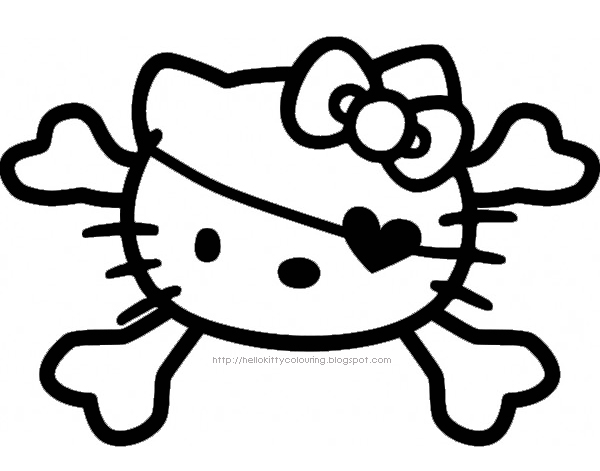 600x471 Hello Kitty Coloring Pages