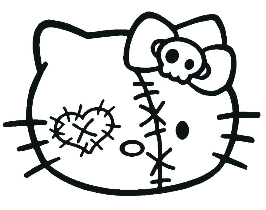 865x682 Halloween Hello Kitty Coloring Pages Hello Kitty Coloring Pages