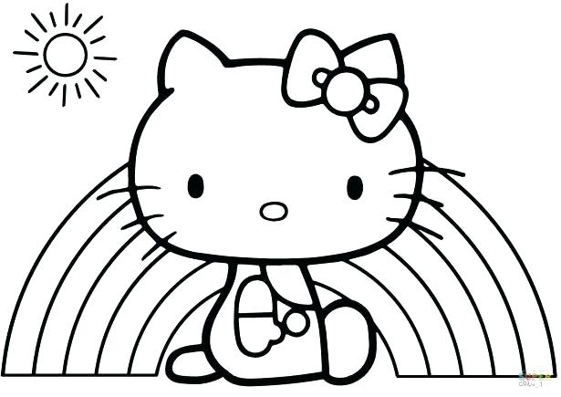 615x435 Hello Kitty To Color Coloring Pages Film Coloring Pages Hello