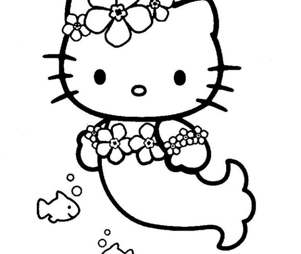 1024x864 Hello Kitty Coloring Page Free Printable Pages Cartoons Online