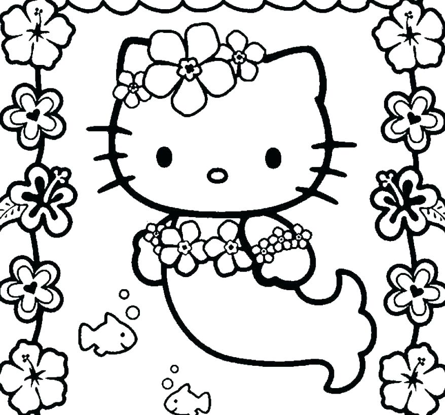 878x818 Hello Kitty Coloring Pages That You Can Print Top Hello Kitty