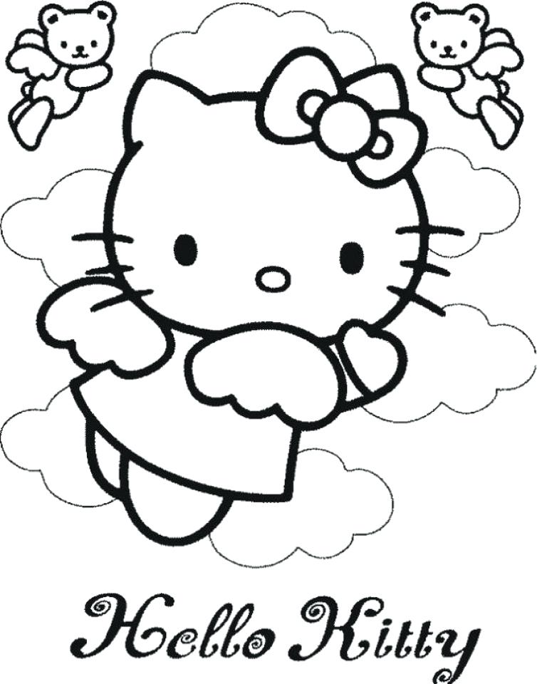 754x960 Bad Kitty Coloring Pages