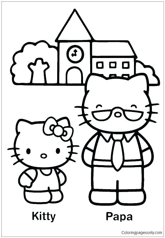 580x833 Hello Kitty Princess Coloring Page Hello Kitty Princess Coloring