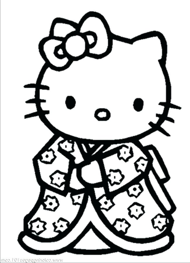 650x899 Coloring Pages Hello Kitty Printable Coloring Pages Online Kitty