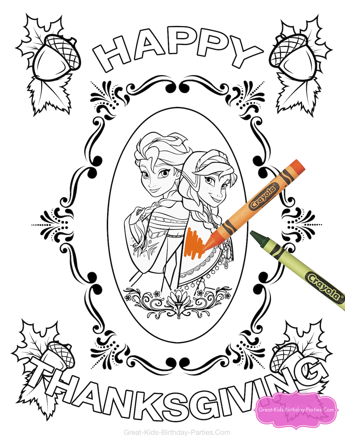 1159x1500 Happy Thanksgiving Coloring Pages Hello Kitty