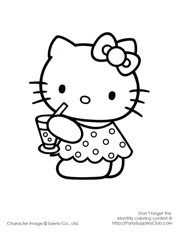 593x768 Hello Kitty Easter Coloring Pages Hello Kitty Thanksgiving