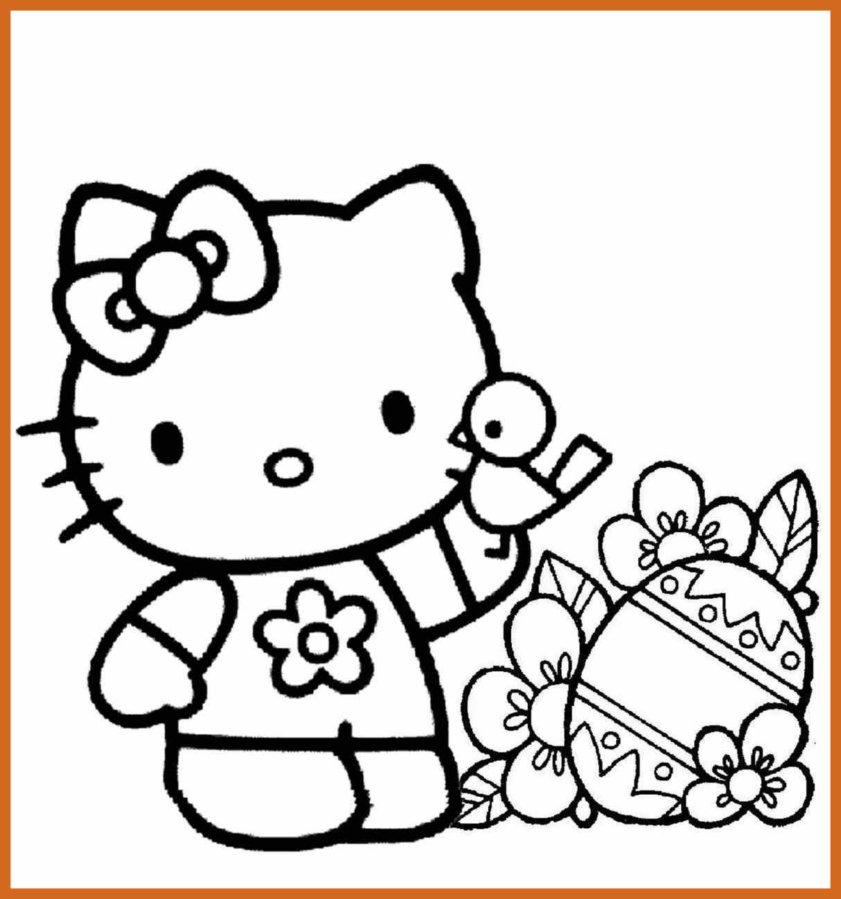 1211x1294 Best Valentine U Day Coloring Pages Pict For Hello Kitty Style