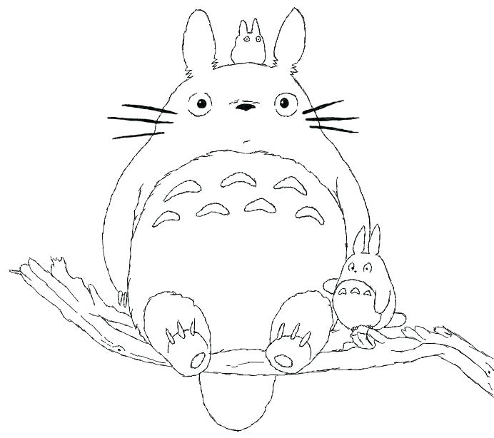 692x614 Totoro Coloring Pages Coloring Pages Pixels My Neighbour Coloring