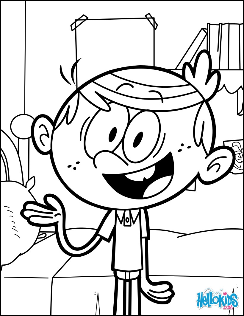 820x1060 Obsession Loud House Coloring Pages Lincoln The Only Boy