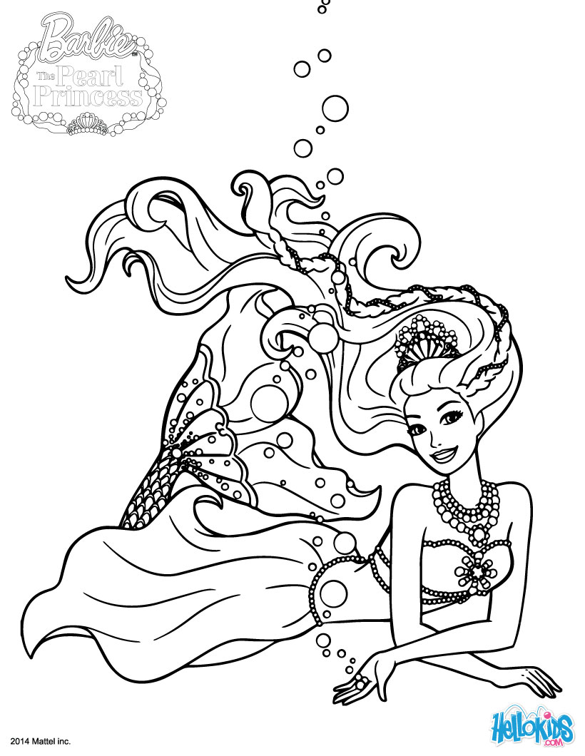 820x1060 Barbie Coloring Pages