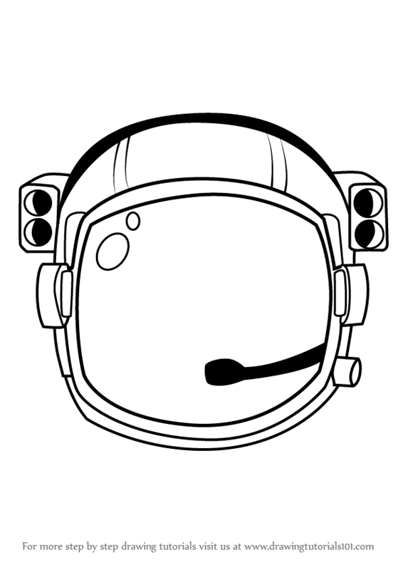 566x800 Astronaut Helmet Coloring Page Space Helmet Drawing At Getdrawings