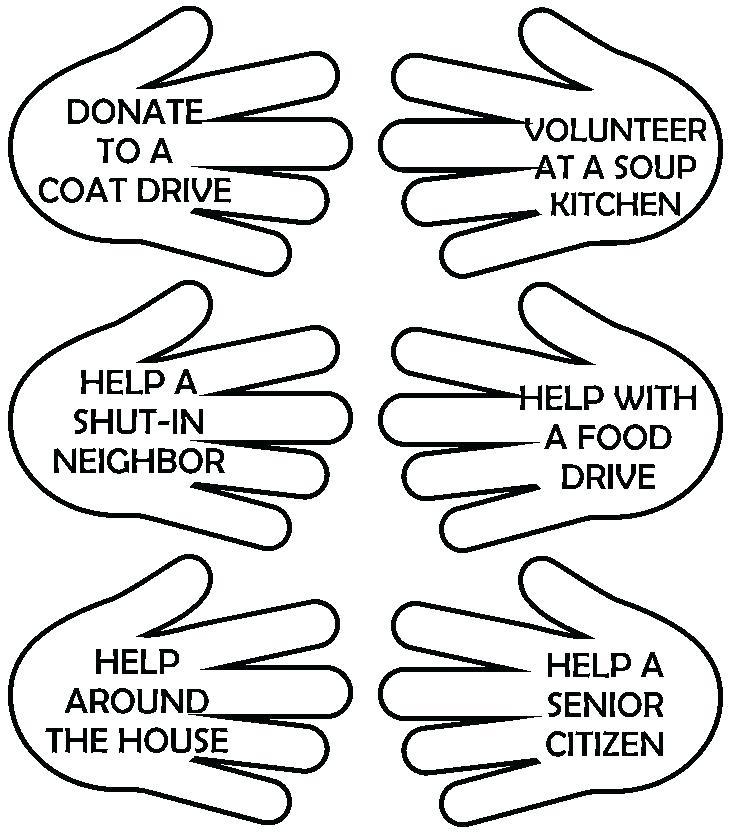 732x834 Helping Hands Coloring Page Helping Others Coloring Pages Family