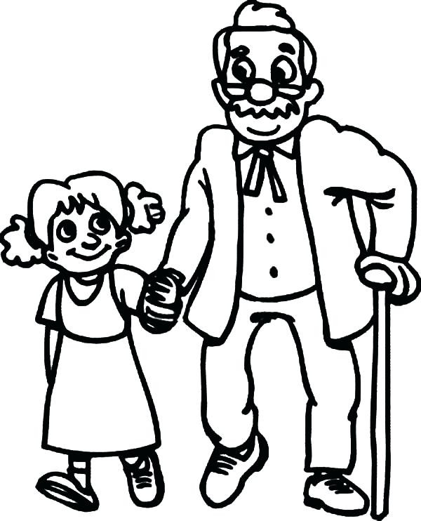 Helping Others Coloring Pages