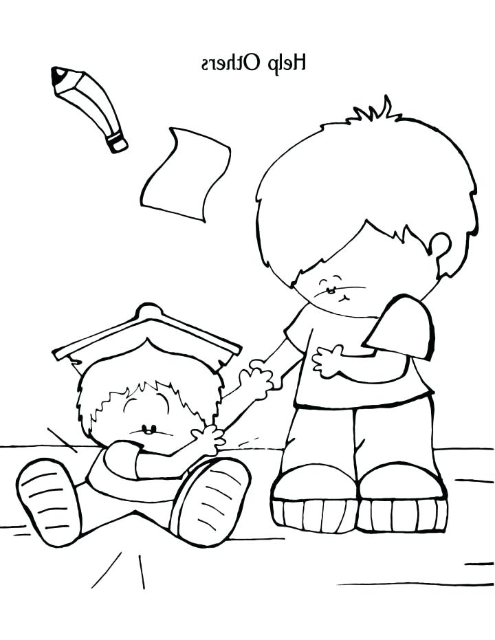 720x931 Helping Others Coloring Pages Coloring Pages For Kids About