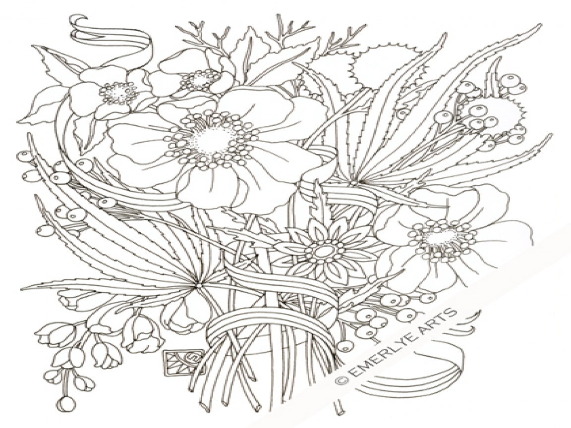 1152x864 Hemp Coloring Pages Cannabis Adult Book