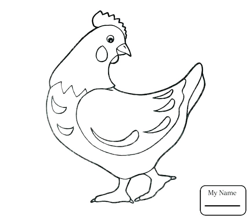 867x761 Chick Coloring Page Chicks Pages Hen Girl Spring