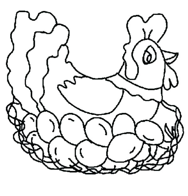 600x628 Chicken Color Page