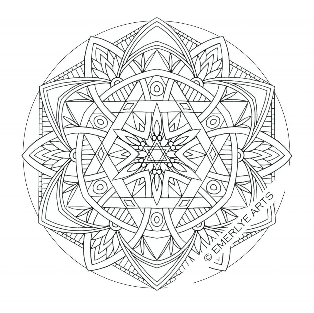 1024x1019 Coloring Pages ~ Mandala Coloring Pages Printable Incredible
