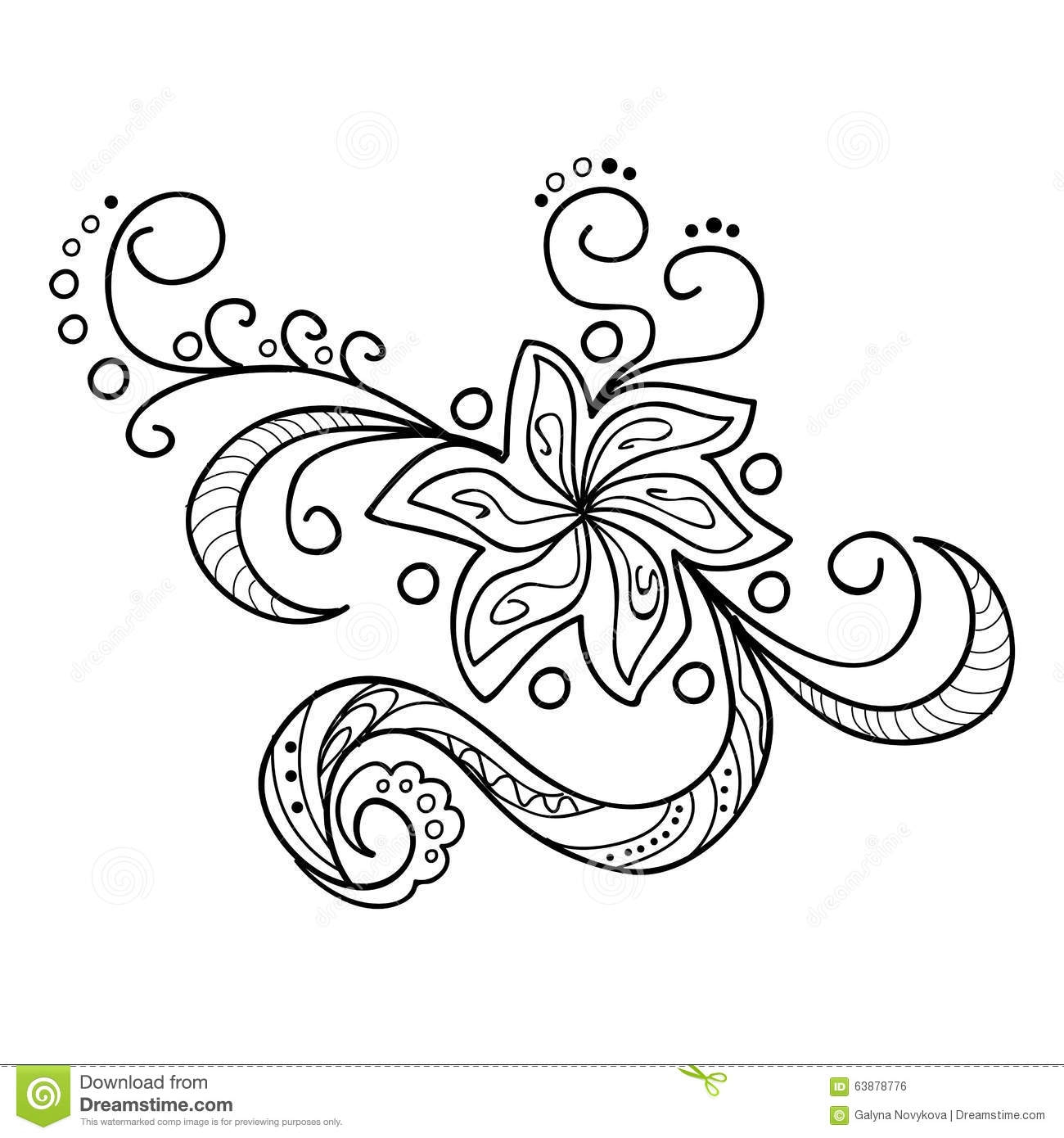 Henna Coloring Pages