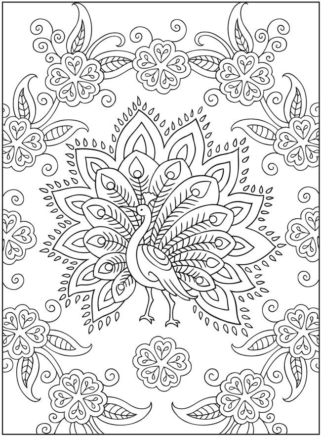 650x881 Henna Coloring Pages 13