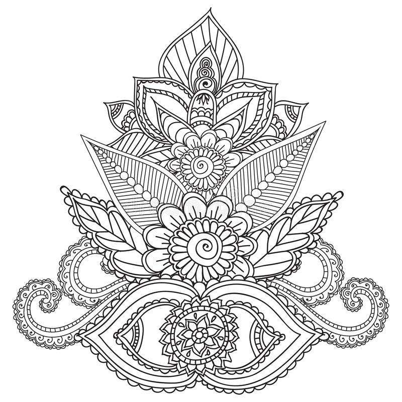 800x800 Mehndi Coloring Pages Mehndi Coloring Pages Mandala Coloring Page