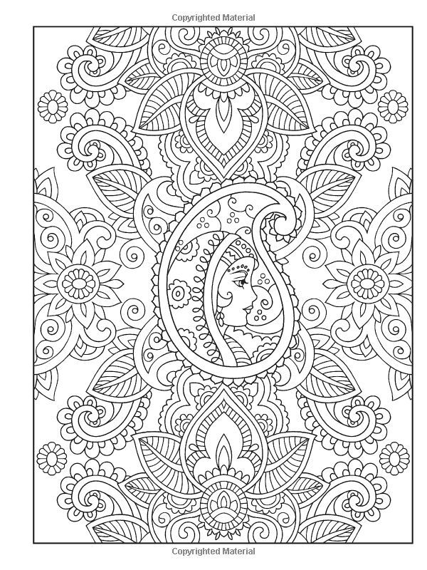 600x800 Haven Mehndi Designs Coloring Book Traditional Henna Body Design
