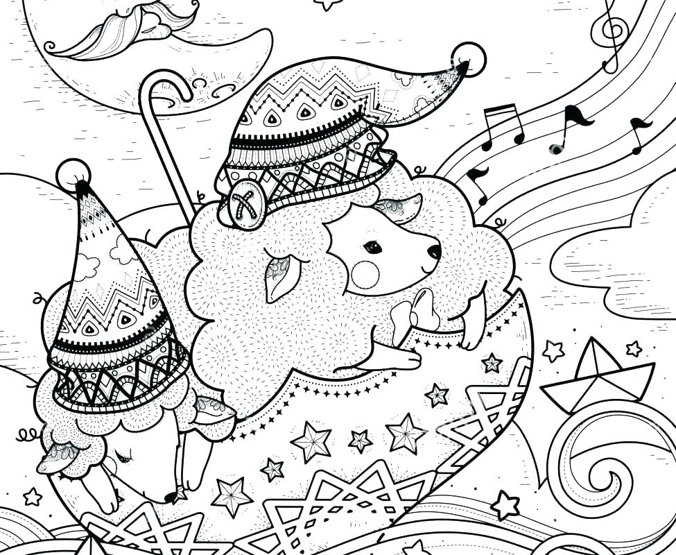 975x800 Starry Night Coloring Page Starry Night Coloring Page Printable