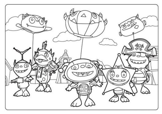 530x371 Horrid Henry Coloring Pages