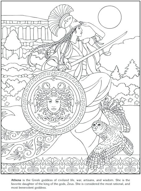455x616 Greek Mythology Coloring Pages