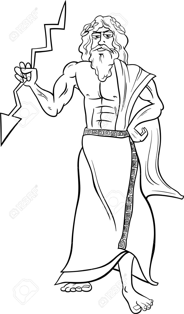 760x1300 Best Zeus Coloring Page Best Coloring Pages