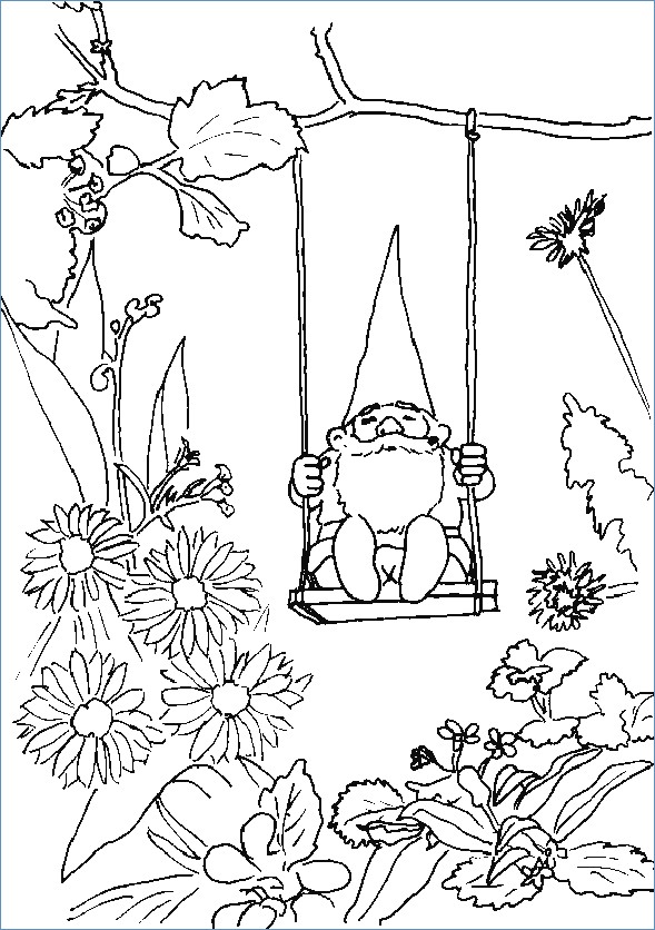 589x836 Letter H For Herb Twopence Flower Fairy Coloring Page