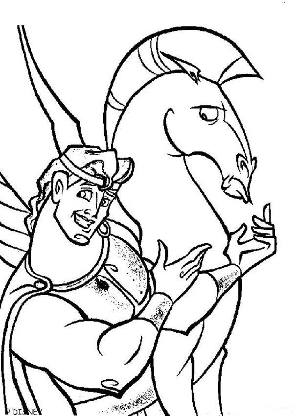 607x850 Hercules Coloring Book Pages