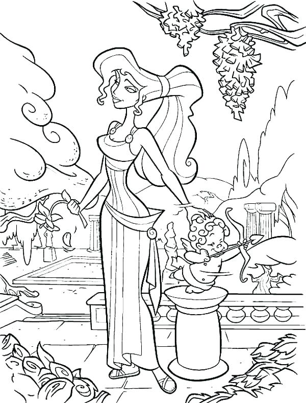 600x789 Hercules Coloring Page Coloring Sheet Free Coloring Pictures