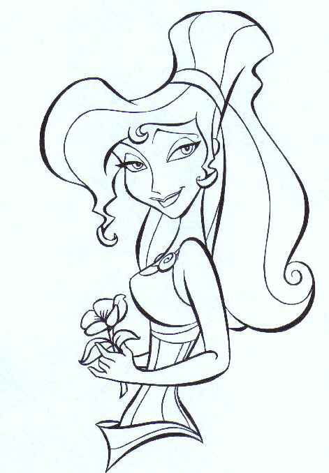 471x678 Hercules And Meg Coloring Pages