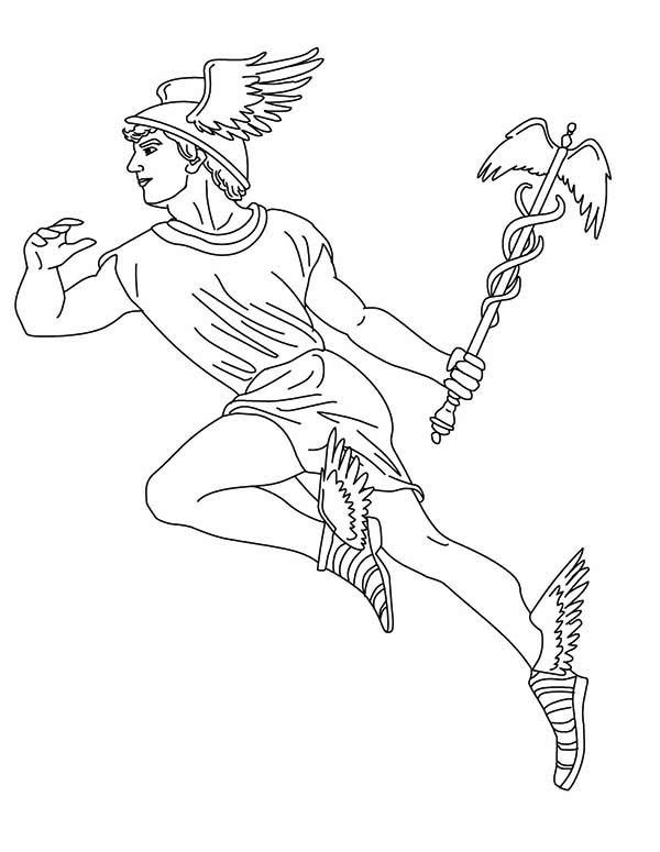 600x775 Hermes Mitologia Greek Mythology, Greek Mythology God Of Herds