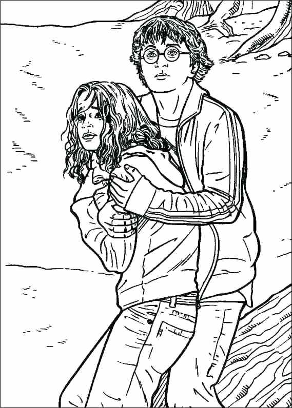 569x796 Hermione Granger Coloring Pages Harry Potter Color Pages Coloring