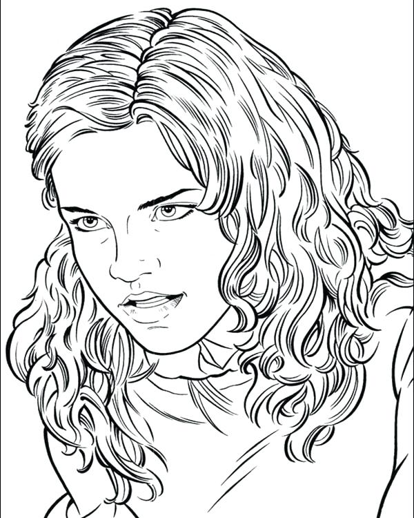 600x750 Hermione Granger Coloring Pages Harry Potter Coloring Pages