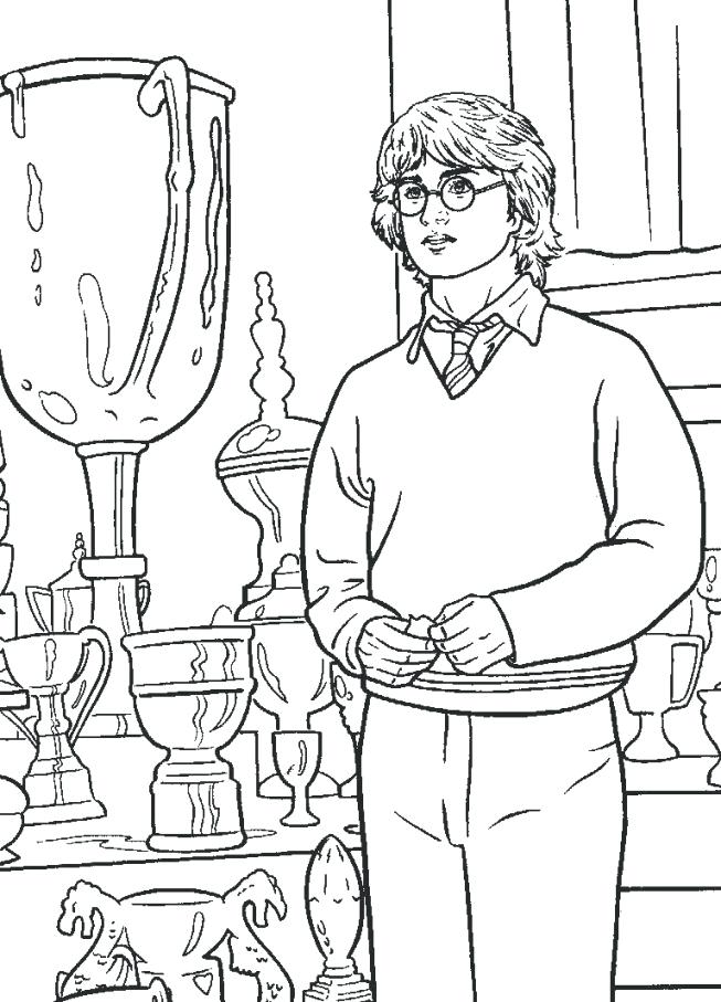 653x907 Harry Potter Coloring Page Harry Potter Ron And Hermione Coloring