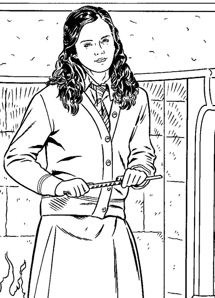 736x1022 380 Best Harry Potter Colouring Images On Coloring