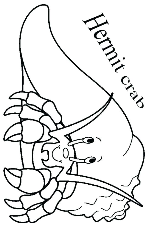 618x927 Hermit Crab Coloring Page Crab Coloring Pages Collection Hermit