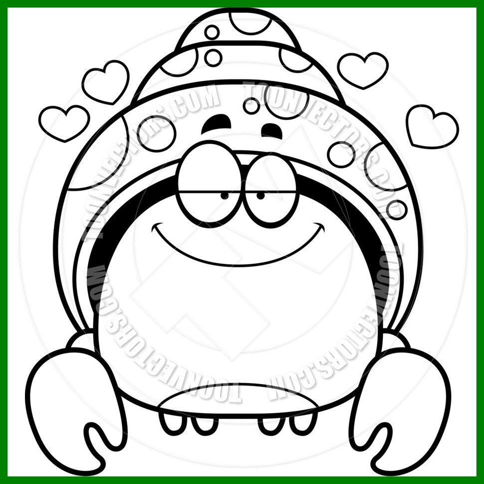 970x970 Unbelievable Hermit Crab Coloring Page Clipart Panda Picture