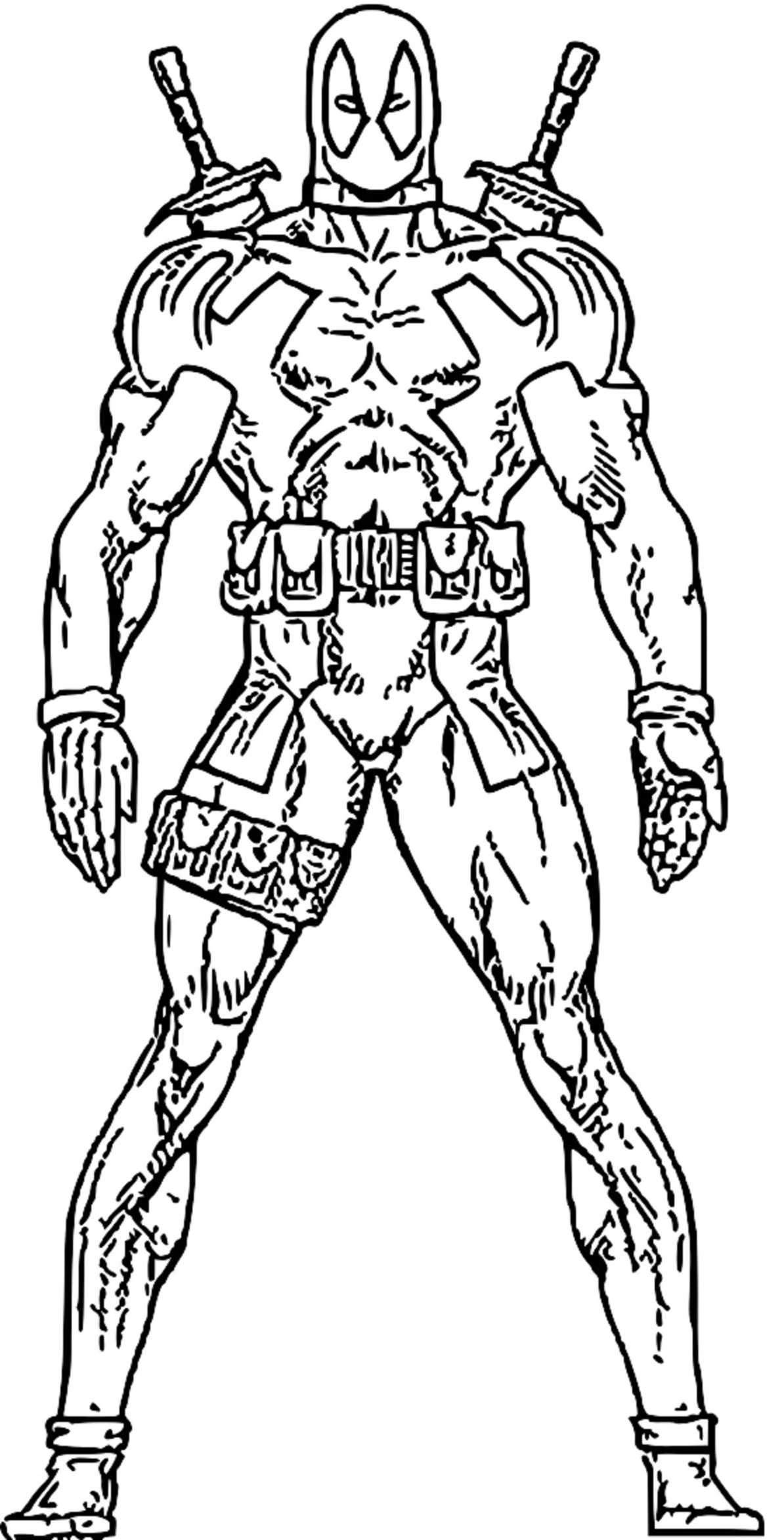 1194x2345 Cozy Ideas Marvel Superhero Coloring Pages Printable Hero Download