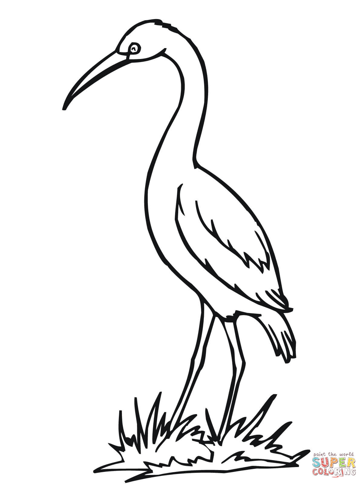 1200x1600 Crane Coloring Pages All Coloring Pages