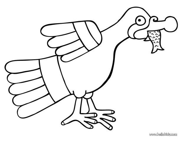 620x480 Beautiful Night Heron Coloring Page. Nice Bird Coloring Sheet