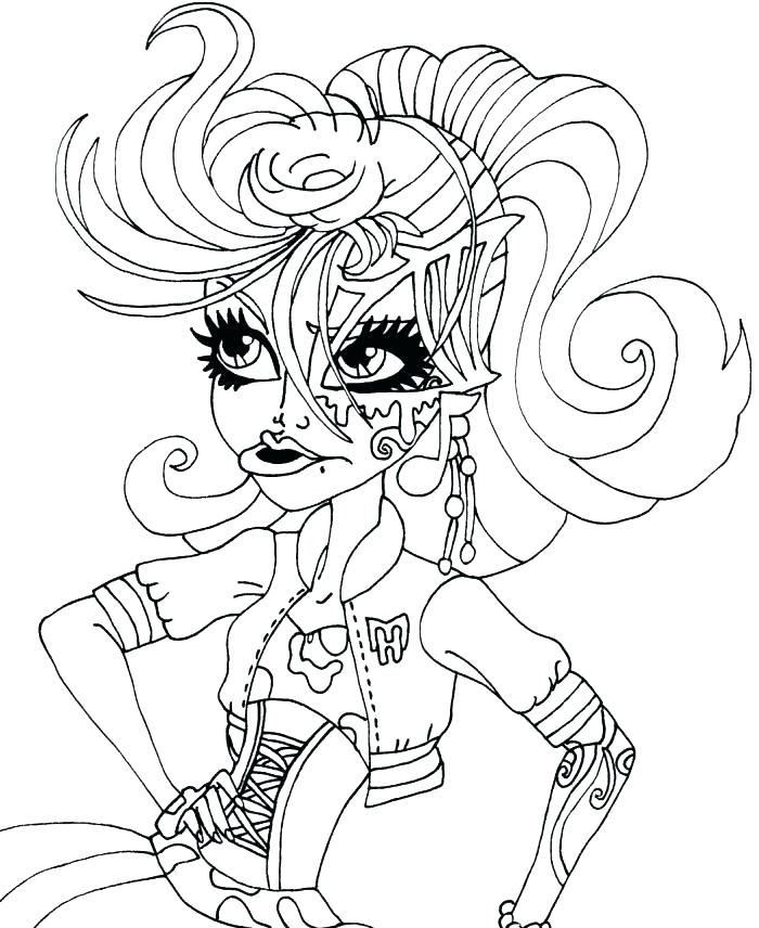 700x856 Monster High Coloring Pages Printable Monster High Coloring Pages
