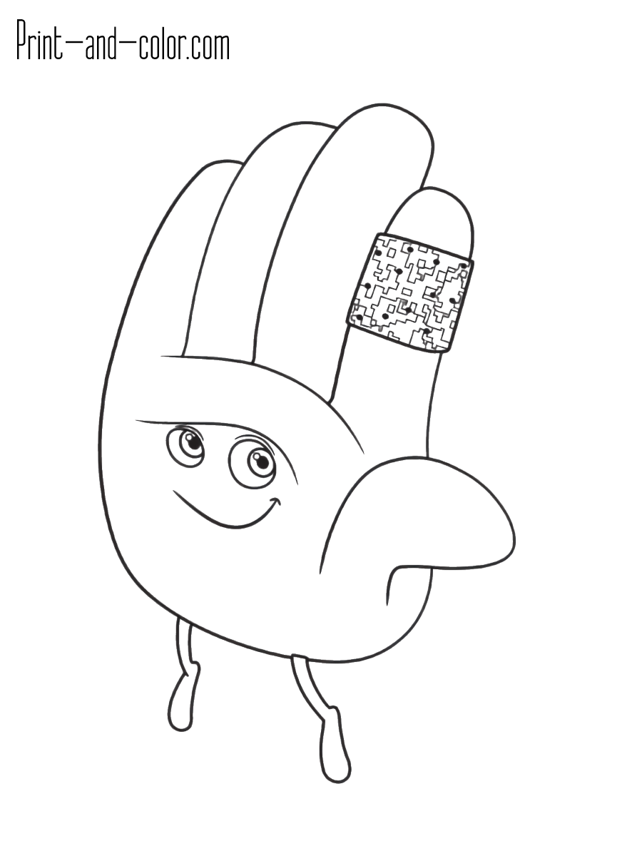 Hi Five Coloring Pages